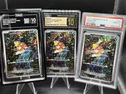 Triple 10’s Triplet Beat Magikarp Art Rare 080/073 Pokemon PSA/TAG/CGC-P All 10s - Image 1