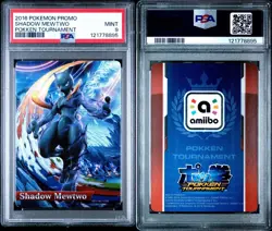 PSA 9 Shadow Mewtwo 2016 Pokemon Pokken Tournament Promo - Image 3