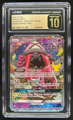 2021 Pokemon SWSH Tapu Lele Classic Collection GX Holo #60/145 CGC 10 Pristine - Image 1