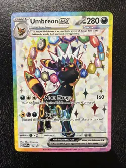 Pokemon Umbreon ex SVP176 Sv: Scarlet & Violet Promo Full Art Holo Promo NM - Image 3