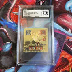 1996 AMADA POKEMON JPN STICKER COLL #201 MOLTRES PSA 7 - Image 1
