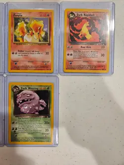 Vintage Pokemon TCG Team Rocket LOT 1999-2000 11 Cards LP - Image 4