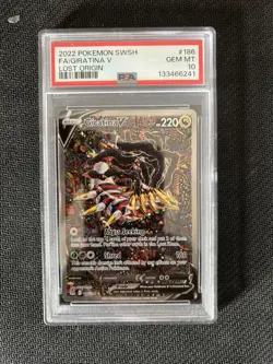 Giratina V (Alternate Full Art) 186/196 - Pokemon TCG - Lost Origin - PSA 10 🔥 - Image 1