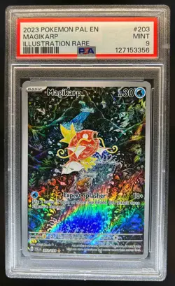 2023 Pokemon SV Paldea Evolved Magikarp #203/193 PSA 9 - Image 1