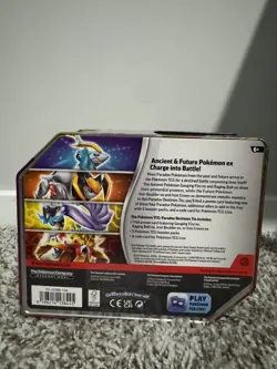 Pokemon TCG Paradox Destinies Iron Crown EX Tin - Sealed- 5 booster packs - Image 4