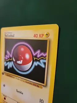 Pokemon Card Voltobal 1st Edition German 67/102 Voltorb Base Set Nm/lp - Image 2