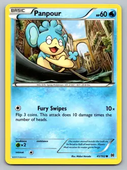 Pokemon TCG XY - BREAKthrough Panpour 41/162 - Image 1