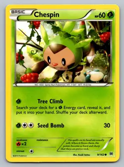 Pokemon TCG XY - BREAKthrough Chespin (9) 9/162 - Image 1