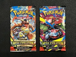 Pokemon TCG Mega Evolution Booster Pack Lot of 2 - Random Art - Sealed - Image 3