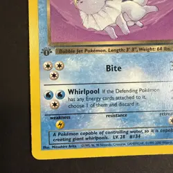 Pokemon TCG Dark Vaporeon 45/82 1st Edition Non-Holo 2000 Team Rocket WOTC NM - Image 3