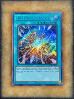 Yugioh Super Polymerization BLMR-EN089 Secret Rare 1st Ed NM - Image 1