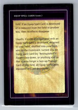 1996 Yu-Gi-Oh! TCG #10 Tip Card - VG - Image 2