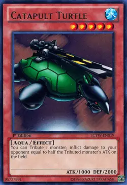 Catapult Turtle - LCYW-EN019 - Rare - Unlimited Edition x1 - Lightly Played - Image 1