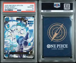 PSA 10 Boeuf Burst Alternate Art OP12-060 Legacy of the Master Foil One Piece - Image 3