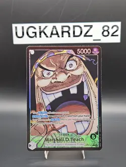Marshall D. Teach OP09-081 Leader ALT ART Emperors in the New World - Image 1