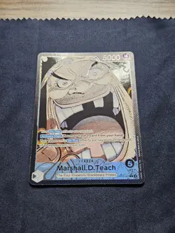 Marshall D. Teach OP09-081 Leader ALT ART Emperors in the New World - Image 4
