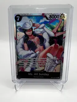 Ms. All Sunday SR The Azure Sea's Seven OP14-084 English NM - Image 1