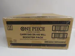 2025 One Piece Carrying On His Will OP-13 English Sealed Booster Box Case - Image 1