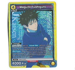 Union Arena Jujutsu Kaisen Megumi Fushiguro UE03BT/JJK-3-007 SR Foil Card NM - Image 1