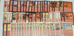 MTG Magic The Gathering Red Huge Rare Lot of 175 Cards DMG/PR/HP Played RD3 - Image 1