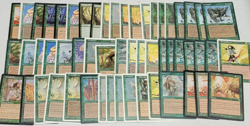 MTG Magic The Gathering Green Huge Rare Lot of 200 Cards DMG/PR/HP Played GR3 - Image 1