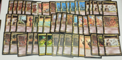 MTG Magic The Gathering Gold Huge Rare Lot of 140 Cards DMG/PR/HP Played G3 - Image 1