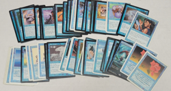 MTG Magic The Gathering Blue Rare Lot of 50 Cards DMG/PR/HP Played BU2 - Image 1