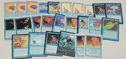 MTG Magic The Gathering Blue Rare Lot of 50 Cards DMG/PR/HP Played BU2 - Image 2