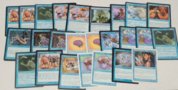 MTG Magic The Gathering Blue Rare Lot of 50 Cards DMG/PR/HP Played BU2 - Image 3