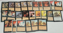 MTG Magic The Gathering Black Rare Lot of 50 Cards DMG/PR/HP Played K2 - Image 2