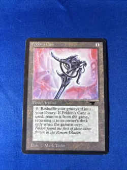 FELDON’S CANE LP- Antiquities Original mtg Magic fast shipping - Image 1