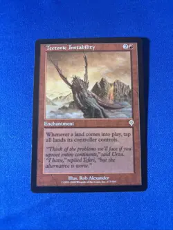 TECTONIC INSTABILITY LP Invasion mtg Magic fast shipping - Image 1