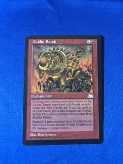 GOBLIN BOMB LP Weatherlight Reserved List mtg Magic fast shipping - Image 1