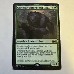 Goreclaw, Terror of Qal Sisma Core Set 2019 Regular LP MTG Magic the Gathering - Image 1