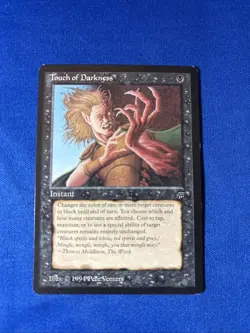 TOUCH OF DARKNESS LP+ Legends Vintage mtg Magic fast shipping - Image 1