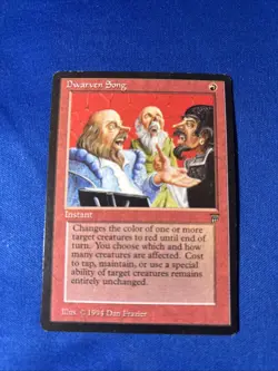 DWARVEN SONG LP Legends Vintage mtg Magic fast shipping - Image 1