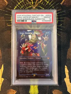 MTG Gogo, Master of Mimicry 0522 Final Fantasy Surge Foil PSA 10 - Image 1