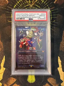 MTG Gogo, Master of Mimicry 0522 Final Fantasy Surge Foil PSA 10 - Image 3