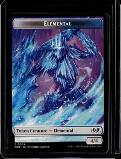Elemental Token - 9 - WOE - NM - MTG Magic the Gathering - Image 1