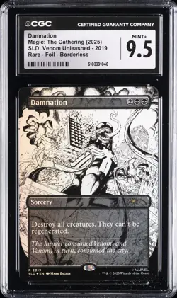2025 MAGIC: THE GATHERING BORDERLESS #2019 DAMNATION CGC 9.5 - Image 1