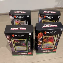 Magic The Gathering Commander Masters Set Of 4 Decks - Image 3