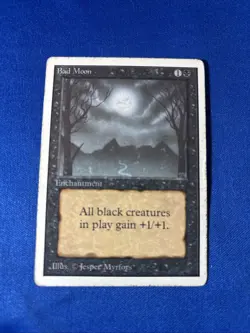 BAD MOON HP Unlimited Vintage mtg Magic fast shipping - Image 1