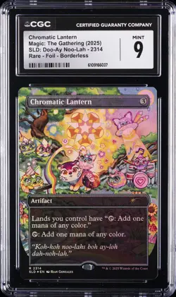 2025 MAGIC : THE GATHERING SLD DOO-AY NOO-LAH #2314 CHROMATIC LANTERN CGC 9 - Image 1