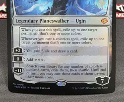 MTG FOIL Ugin, Eye of the Storms- WRITTEN ON -Promo Pack Magic Card # 001 - Image 4