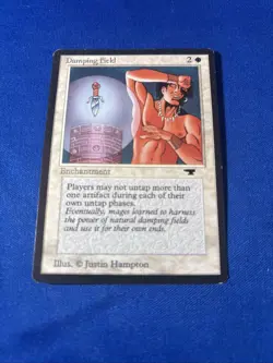 DAMPING FIELD LP Antiquities Reserved List mtg Magic fast shipping - Image 1
