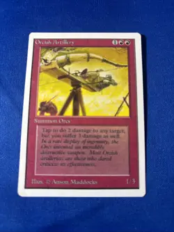 ORCISH ARTILLERY LP+ Unlimited Vintage mtg Magic fast shipping - Image 1