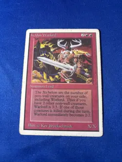 KELDON WARLORD HP Unlimited Vintage mtg Magic fast shipping - Image 1