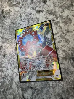 Volcanion EX Secret Rare 115/114 XY Steam Siege Holo Pokemon Card NM - Image 2