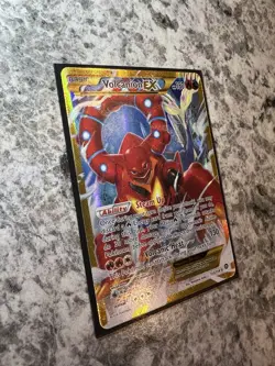 Volcanion EX Secret Rare 115/114 XY Steam Siege Holo Pokemon Card NM - Image 4