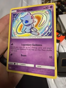 Shining Mew 40 73 Shining Legends Pokemon Card TCG NM - Image 5